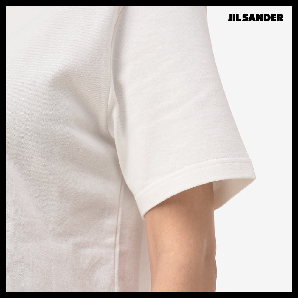 【Jil Sander】Logo Short Sleeve T Shirt Porcelain