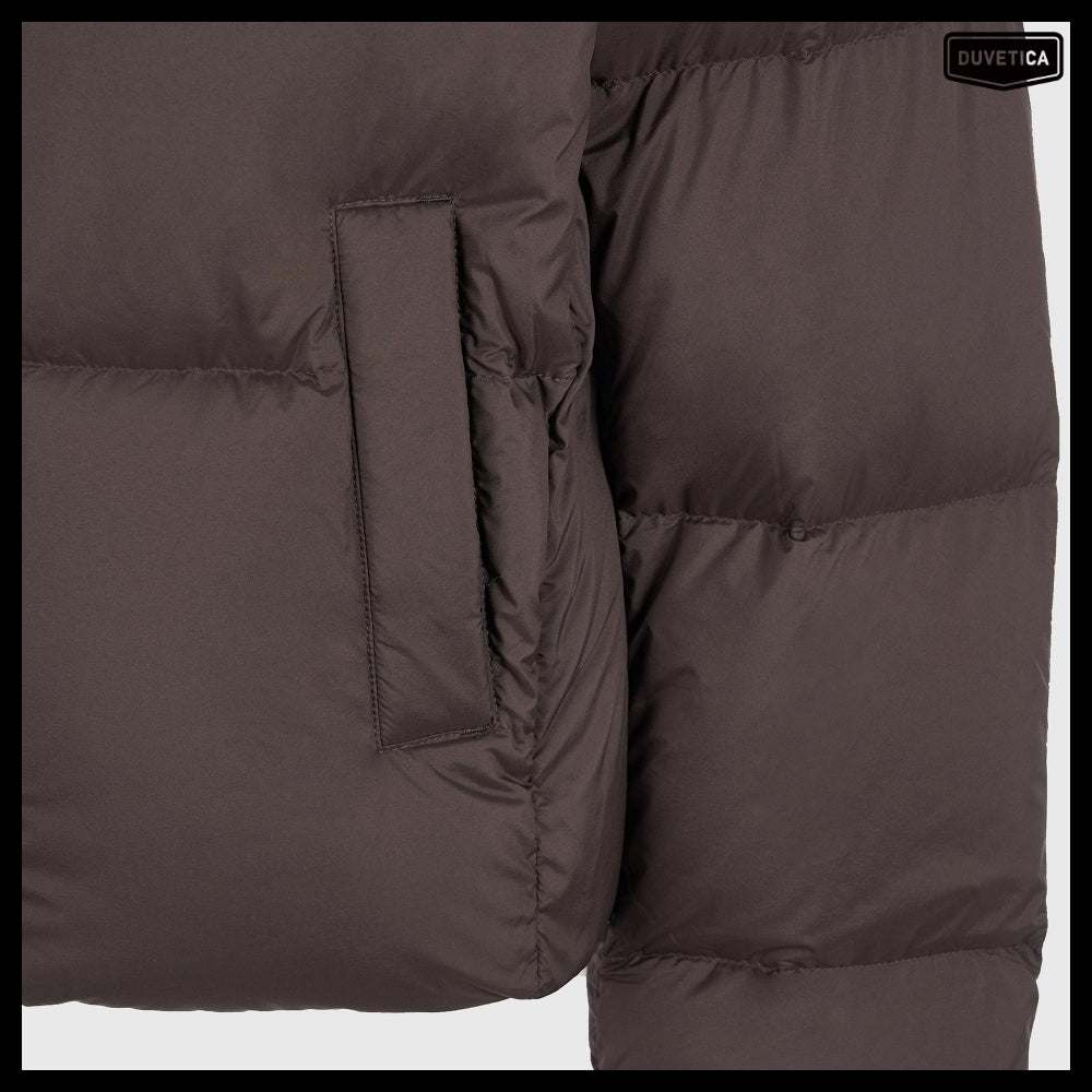 【DUVETICA】Diadema Shuga - Dark Brown Womens Down Jacket