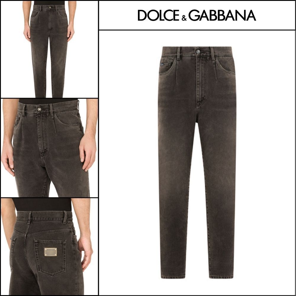 ★Dolce&Gabbanaアウトレット セール ★WASH HIGH-WAISTED JEANS