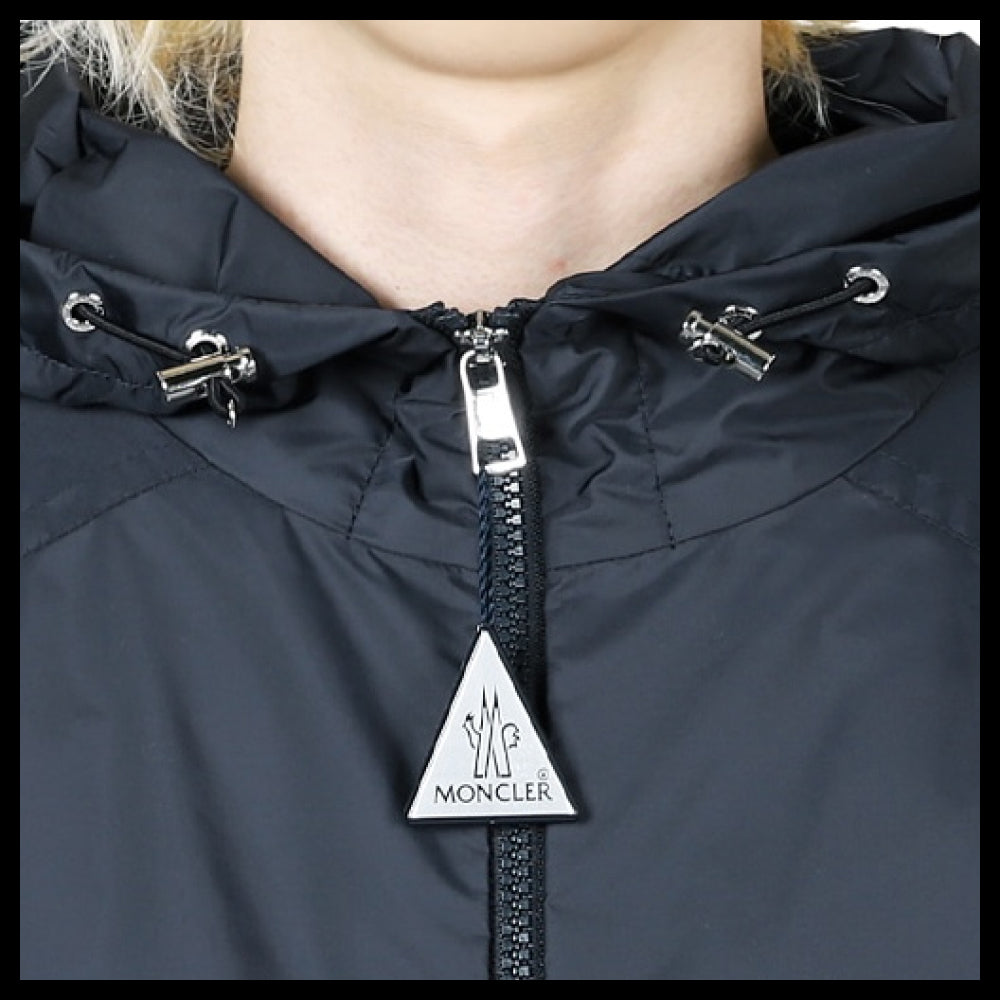 【MONCLER】 Mens Eitache Hood Wind Jacket Navy