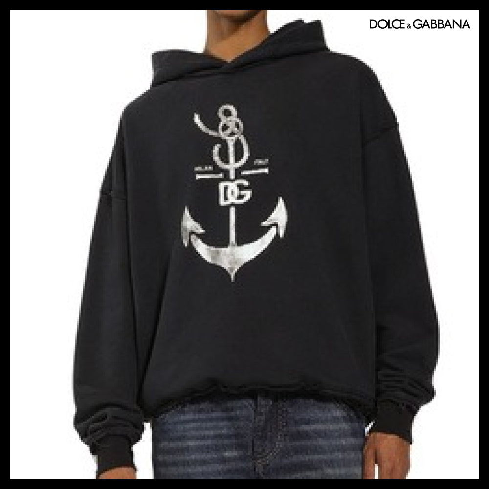 【Dolce & Gabbana】HOODIE WITH MARINA PRINT