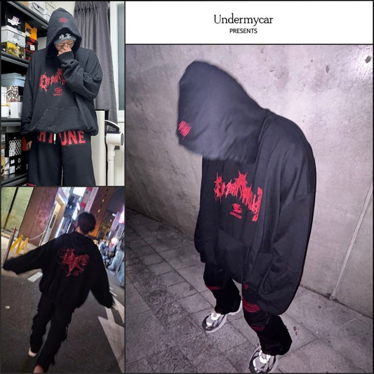 【Undermycar x Emostanceclub】Deremo Double Logo Oversized