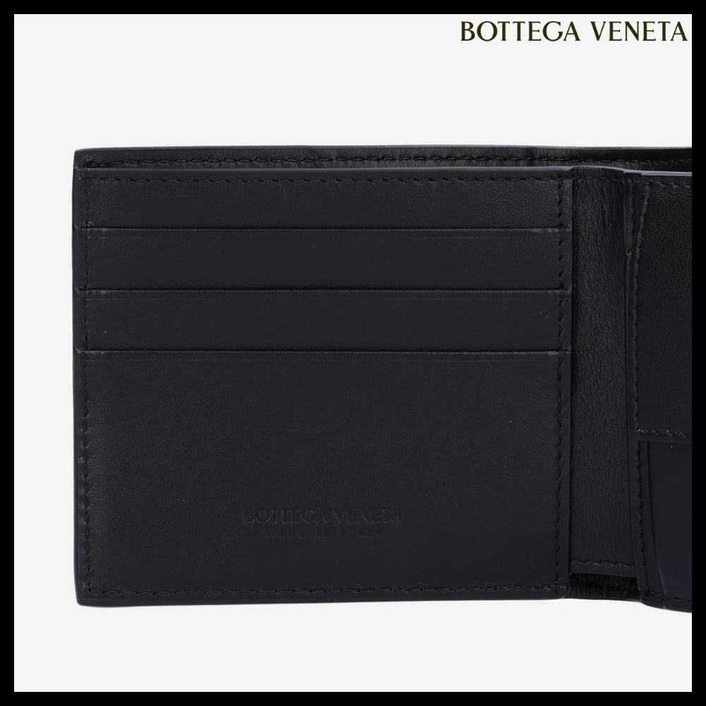 【BOTTEGA VENETA】Cassette Bi-Fold Wallet Black