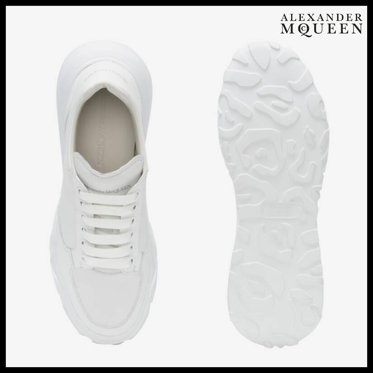 【Alexander Mcqueen】Court Trainer in White