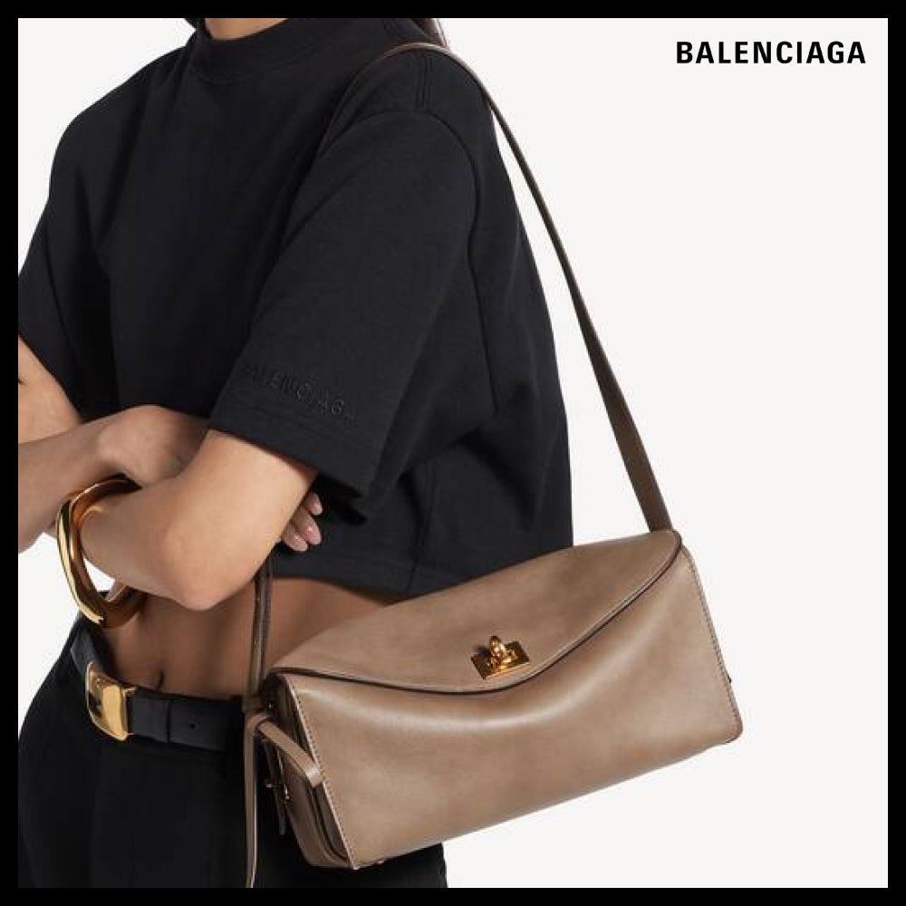 【BALENCIAGA】Le Set Shoulder Bag Medium Biscuit