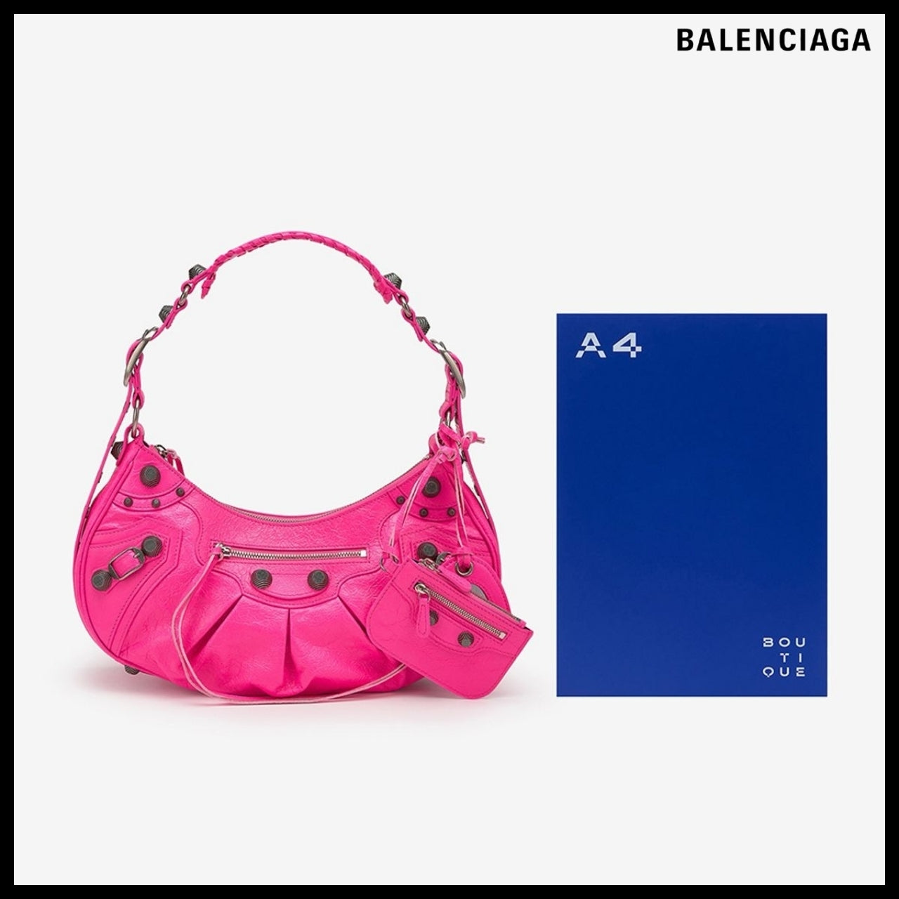 【BALENCIAGA】Le Cagole Small Shoulder Bag in Fluorescent