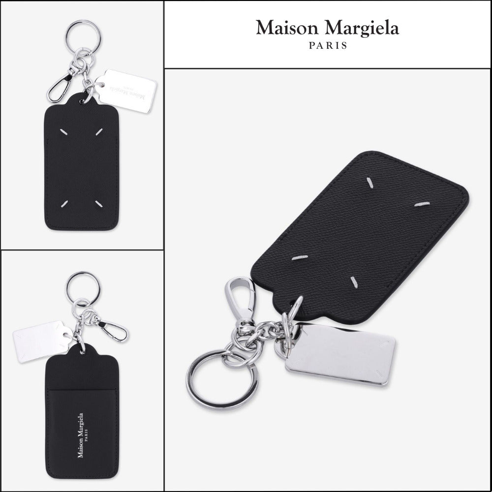 【Maison Margiela】Logo Double Tag Keyring & Card Holder