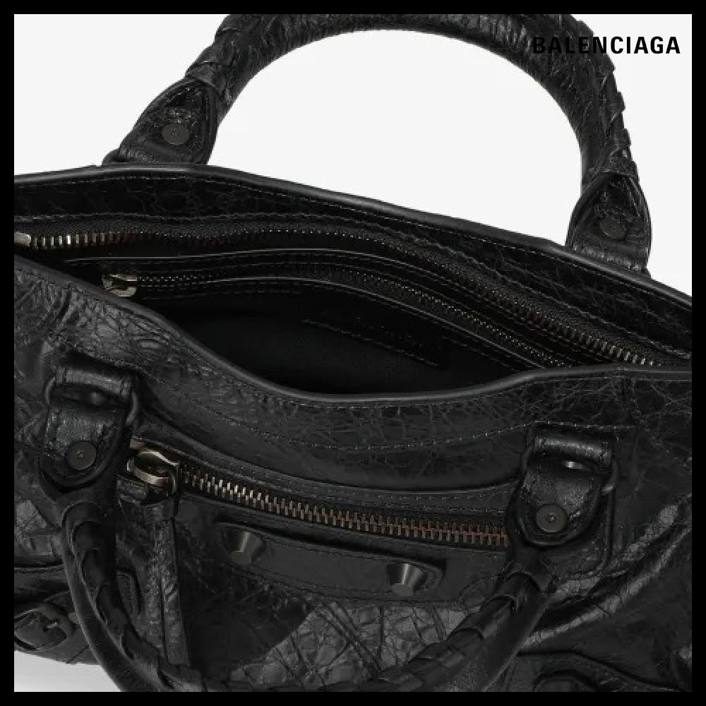 【BALENCIAGA】Le City Mini Tote Bag Black