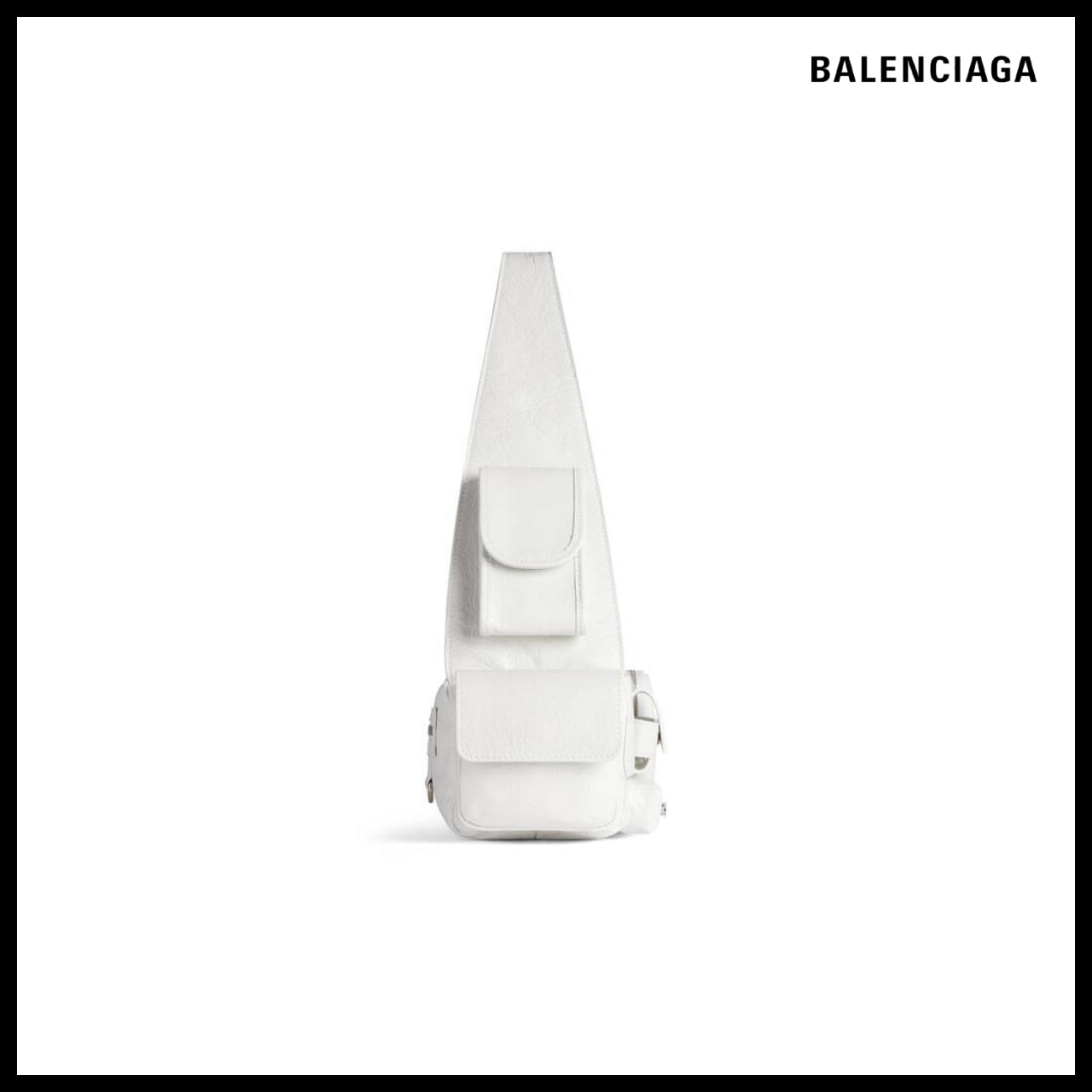 【BALENCIAGA】Superbusy XS Sling Bag Optic White