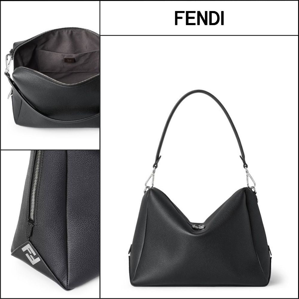 【FENDI】Louis Large Black Crossbody Bag