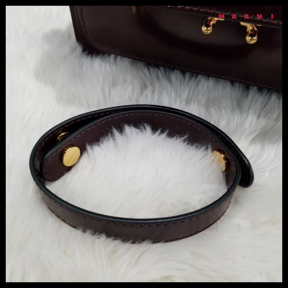 【MARNI】Glossy Medium Trunk Bag