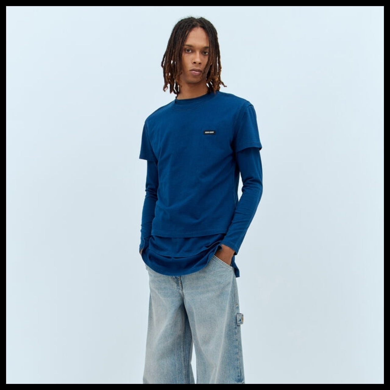 【MIU MIU】Set of Three Logo-Patch T-Shirts