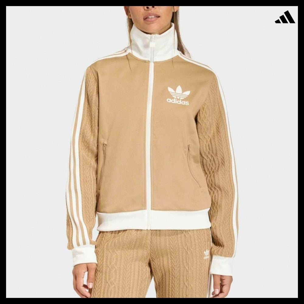 【ADIDAS】Knit Beckenbauer Brown Track Top Track Jacket