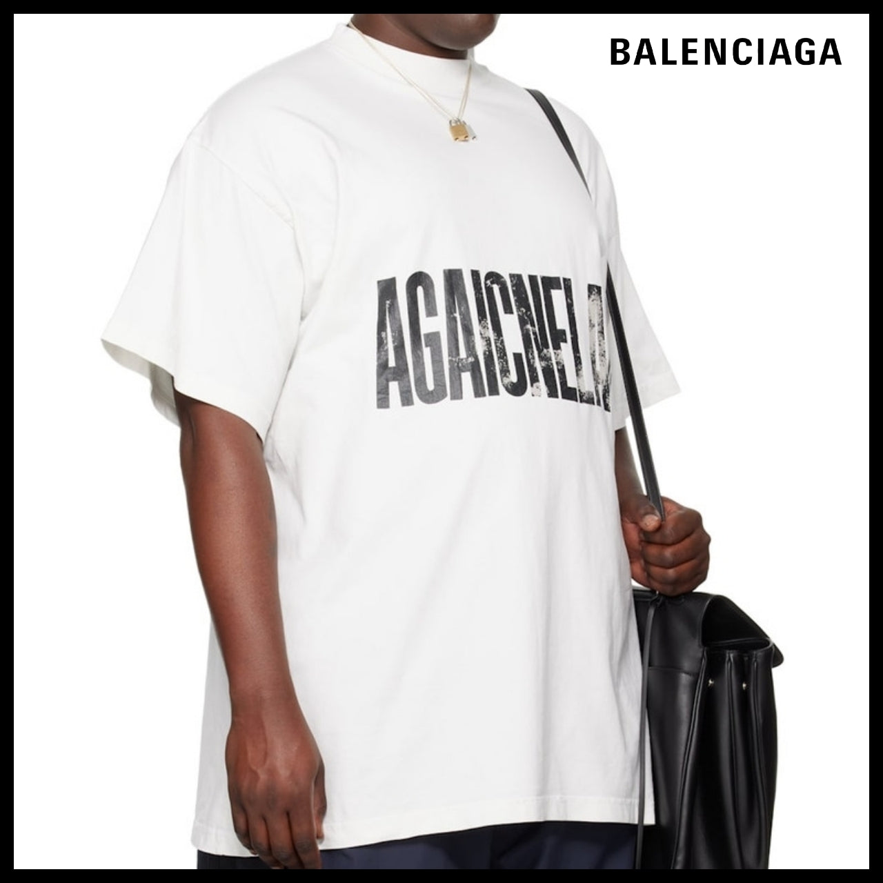 【BALENCIAGA】Agaicnelab T-Shirt Oversized Fit 9081