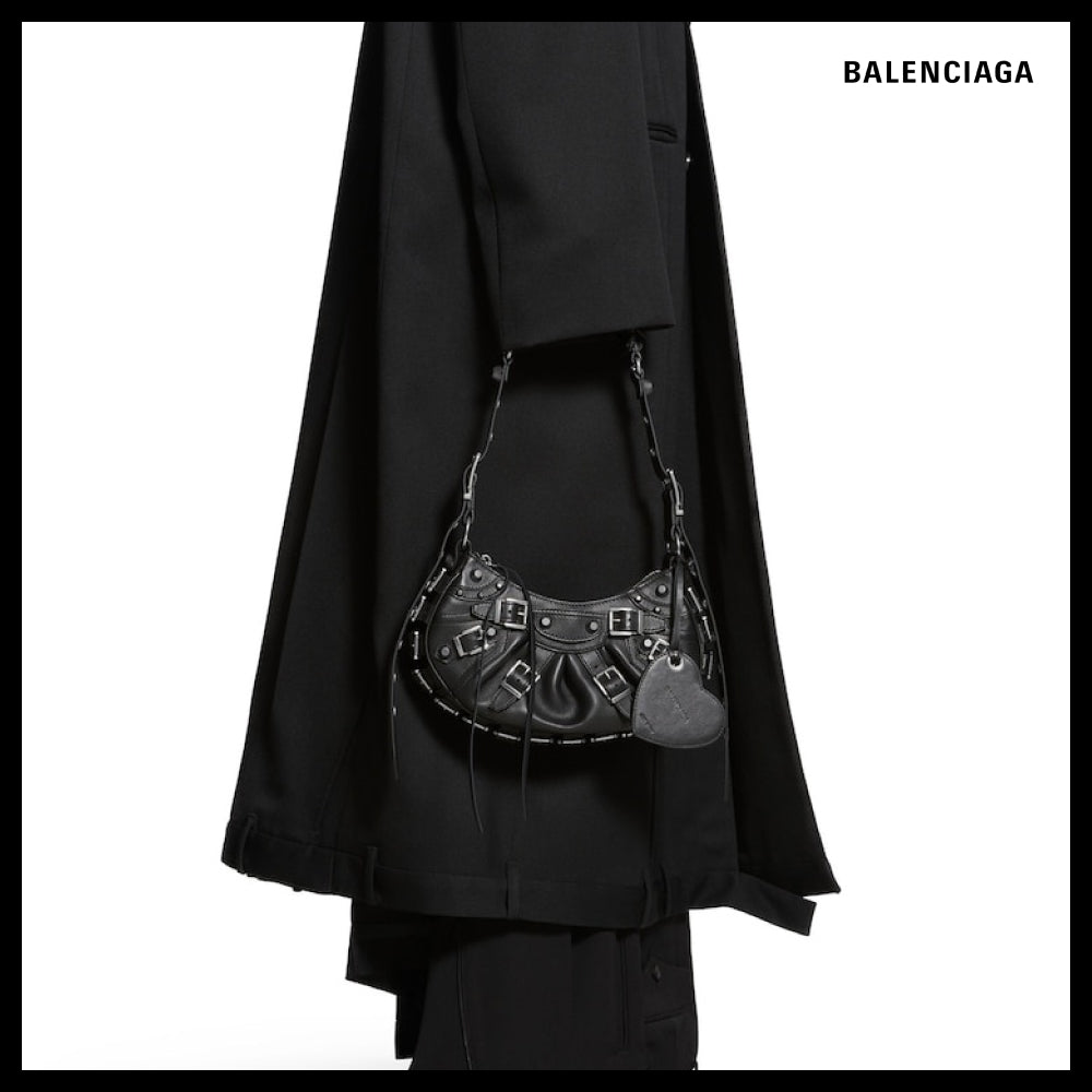 【BALENCIAGA】Le Cagole XS Shoulder Bag With Buckles Black
