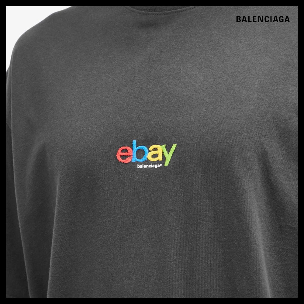 【BALENCIAGA】eBay Oversized T-Shirt Black