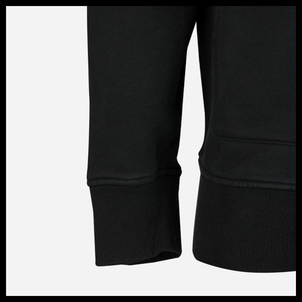 【Stone Island】Wappen Pocket Zip-up Jacket Black