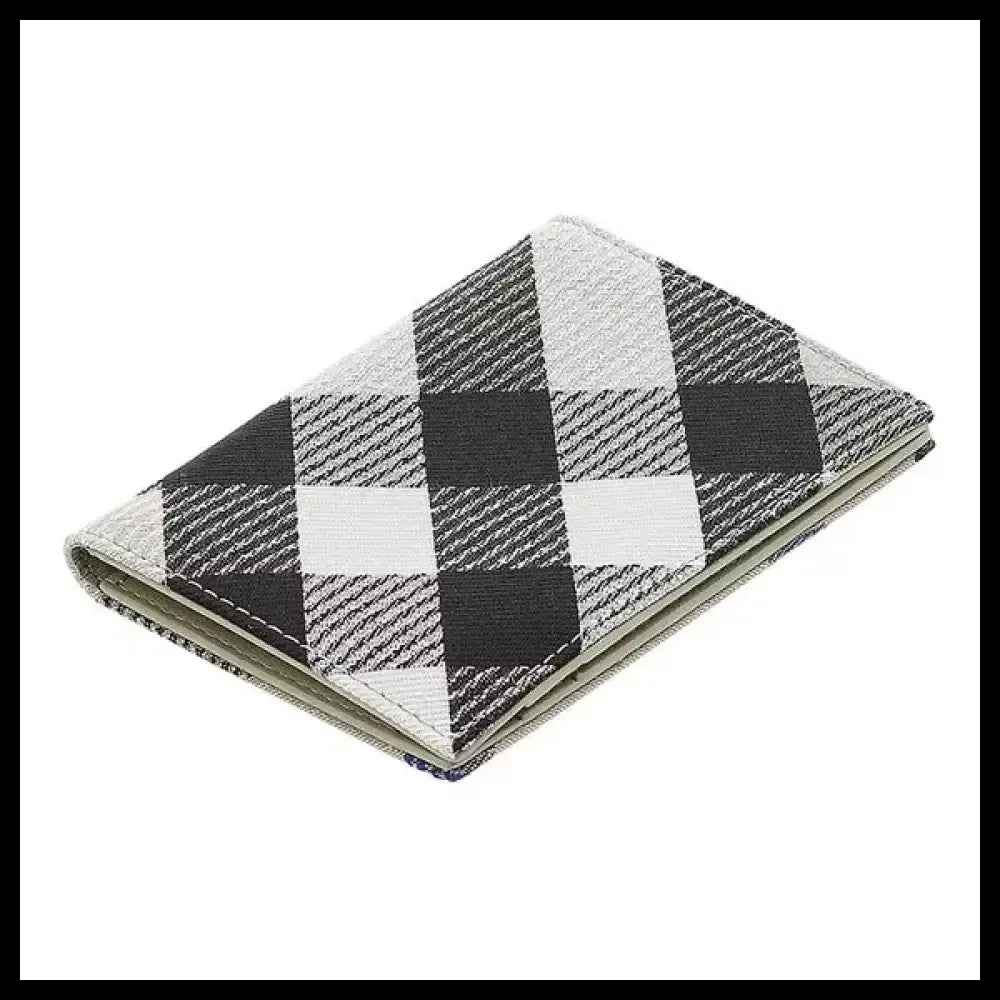 【Burberry】Men's Check Folding Card Wallet Classic Check