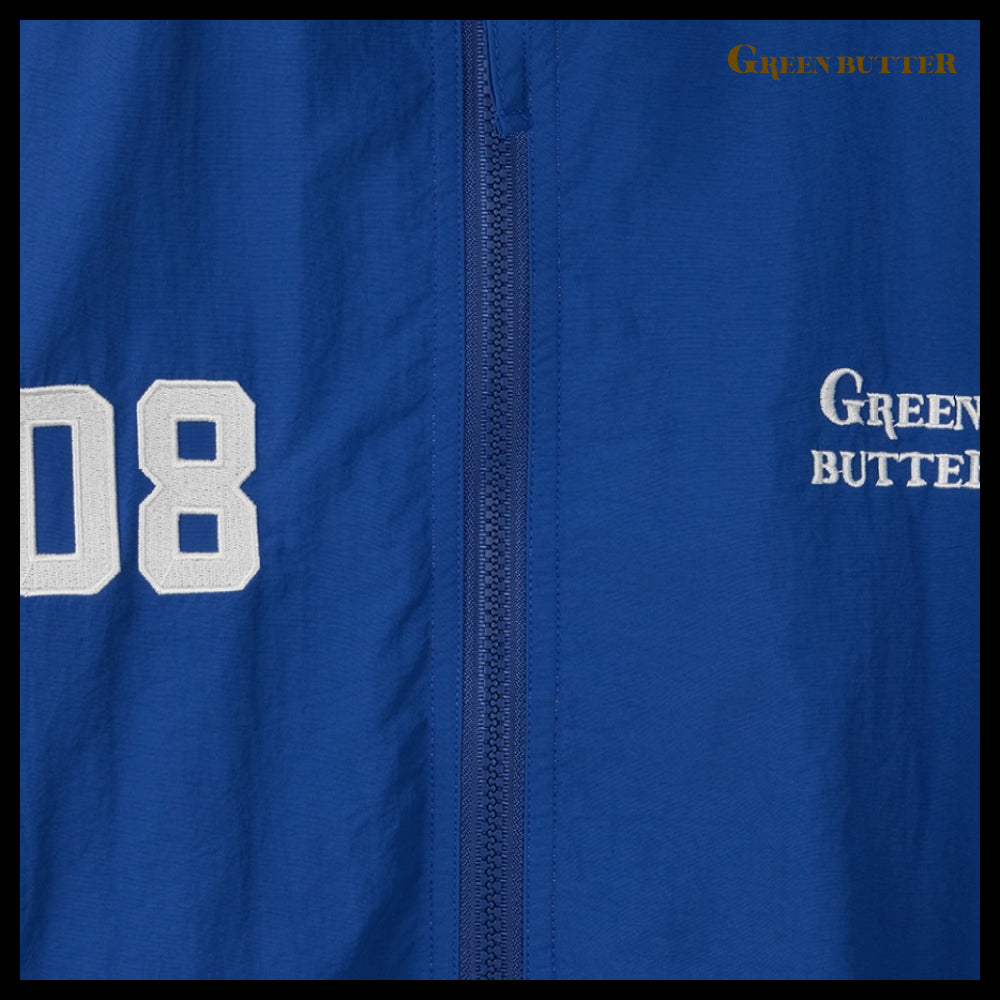 【GREEN BUTTER】Two-Way Windbreaker Jacket NAVY