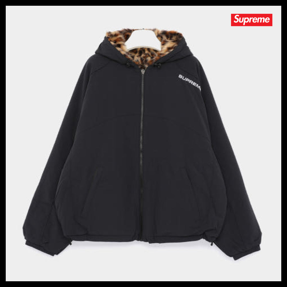 【100%正規品保証 Supreme】Fur Reversible Hooded Track Jacket
