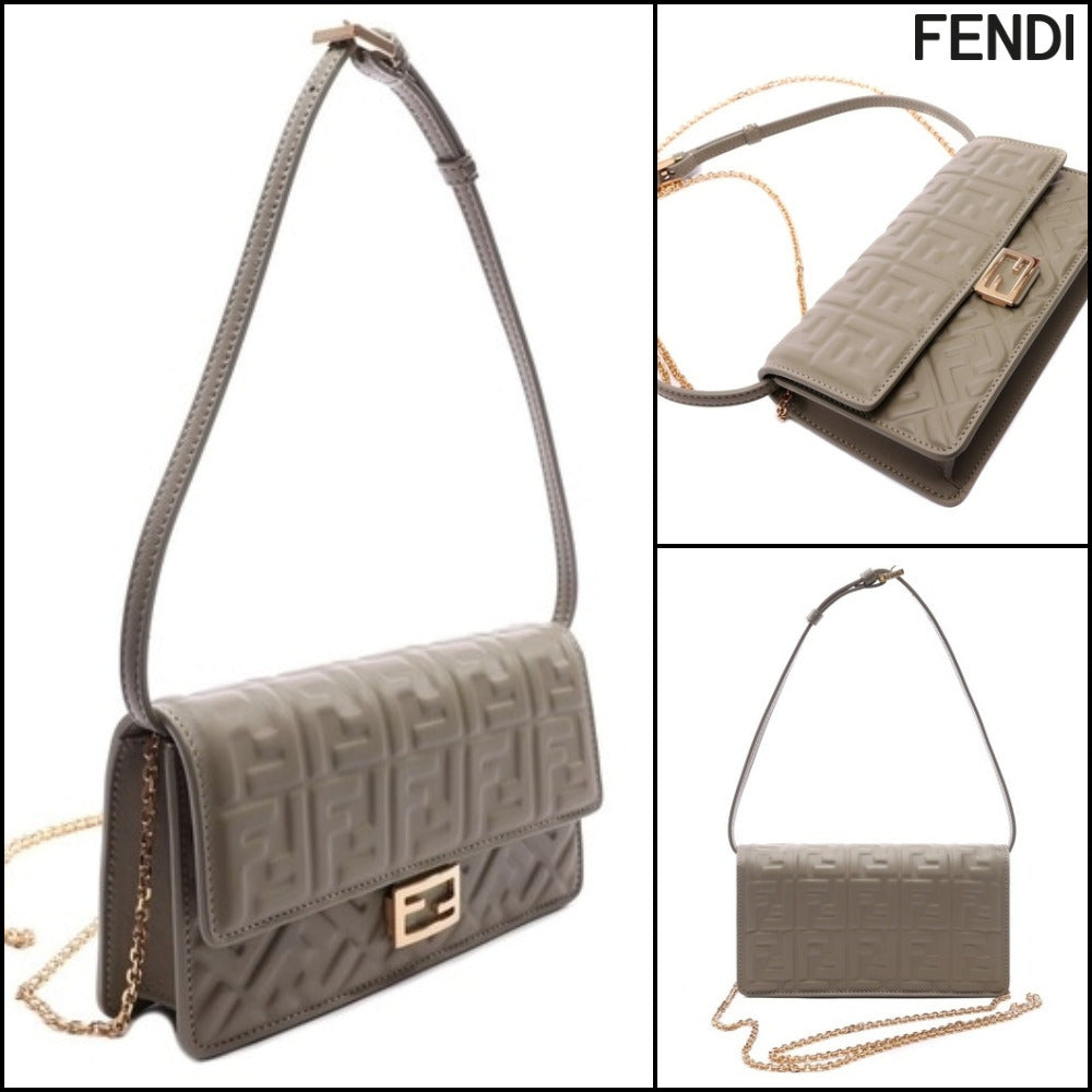 【FENDI】Baguette Chain Wallet F0E65