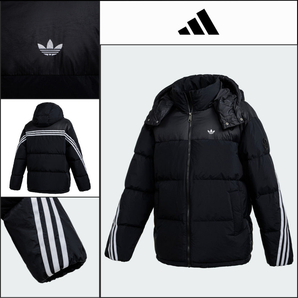 【ADIDAS】3S Puffer Jacket Black