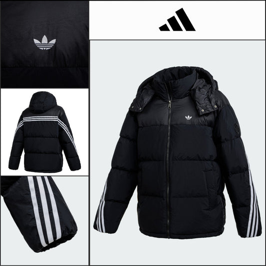 【ADIDAS】3S Puffer Jacket Black