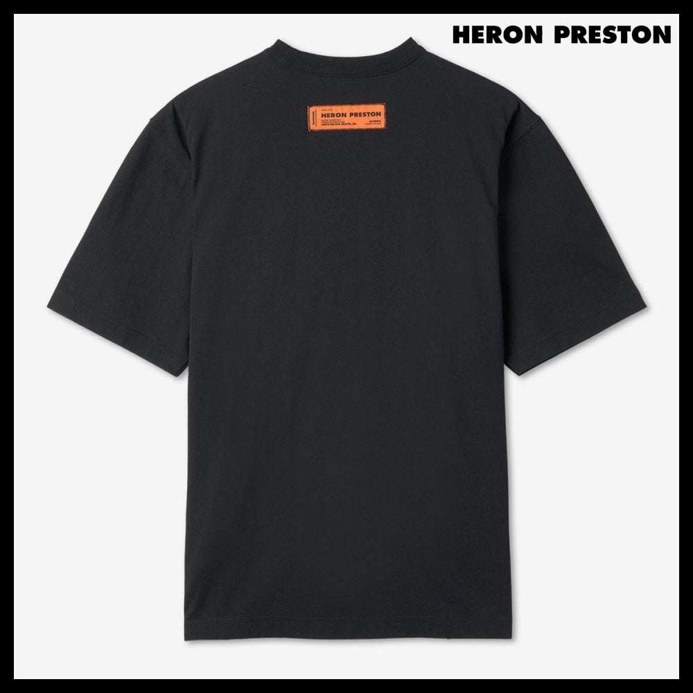 【HERON PRESTON】LOGO GRAPHIC PRINTING SHORT-SLEEVE T-SHIRT