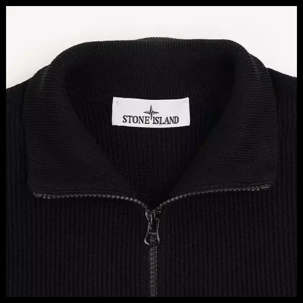 【STONE ISLAND】SS26 Men Regular Fit Zip Up Knit