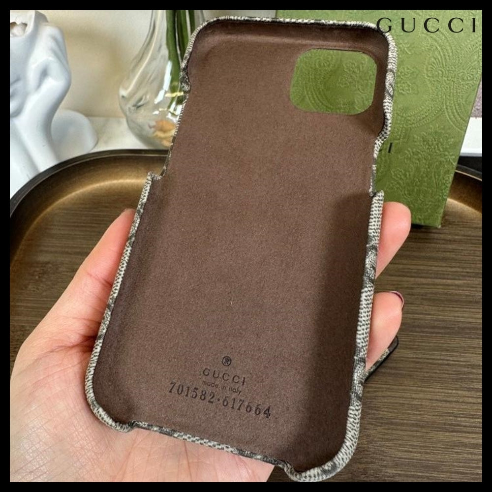 【GUCCI】Supreme Ophidia Card Holder iPhone 13 Case