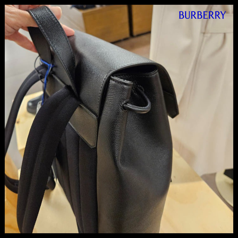 【Burberry】25FW Soft Rucksack Backpack Black
