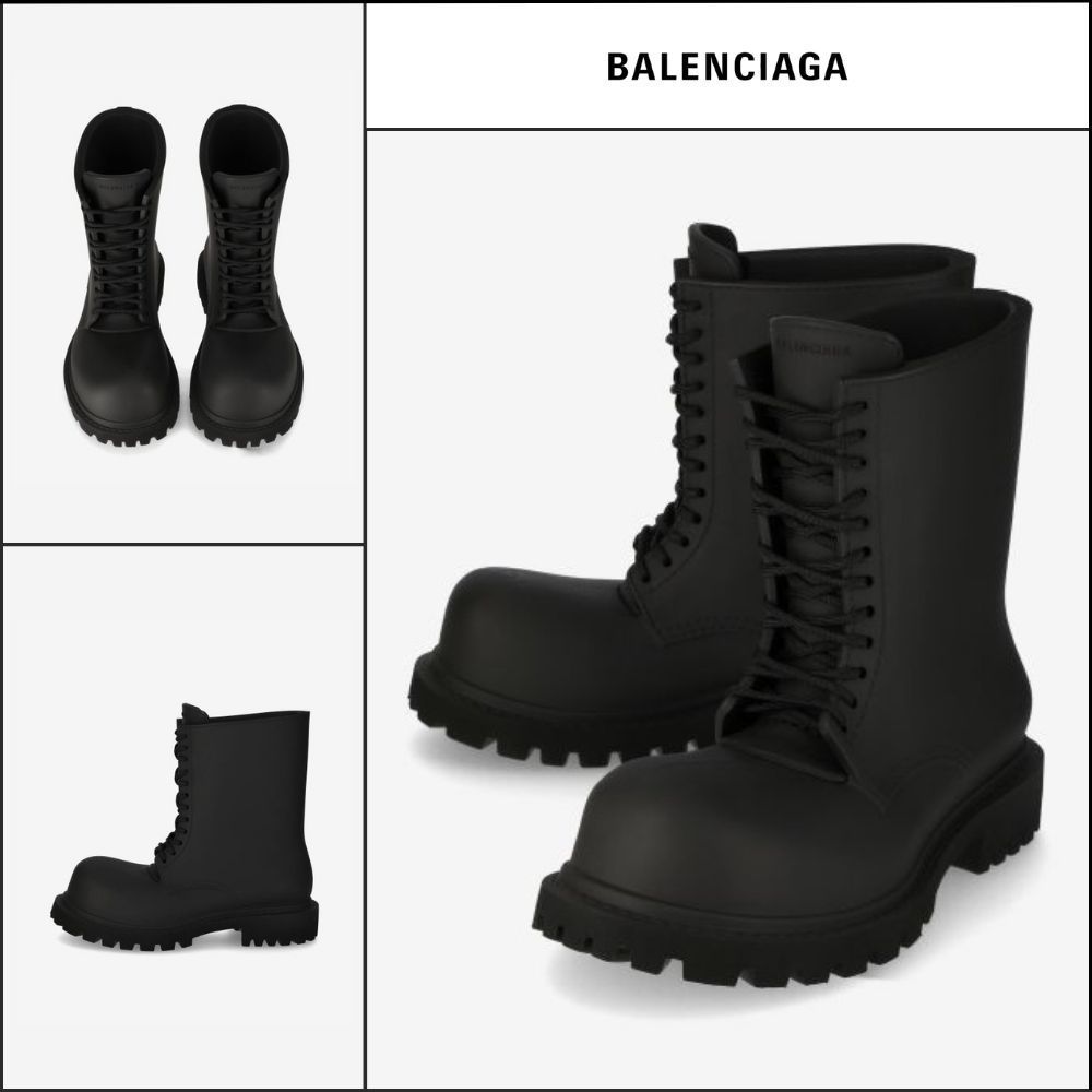 【BALENCIAGA】Steroid Boots Black