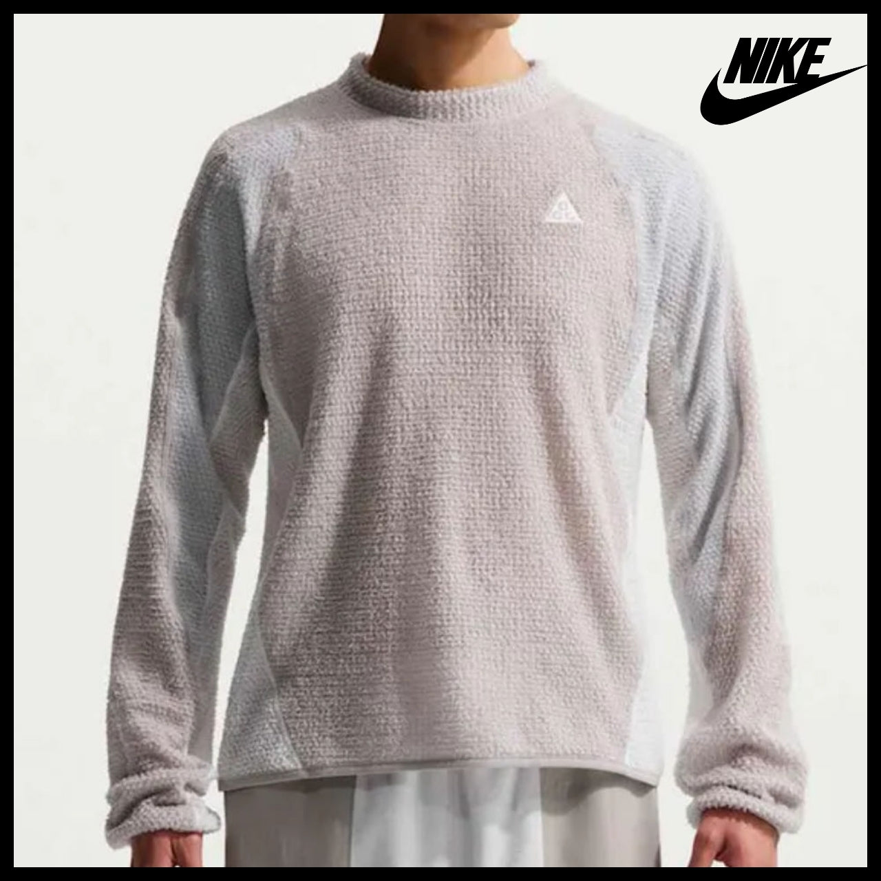【Nike ACG】 Wolf Lichen Polartec Crew Sweatshirt