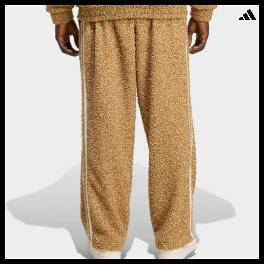 【ADIDAS】Boucle Firebird Brown White Track Pants