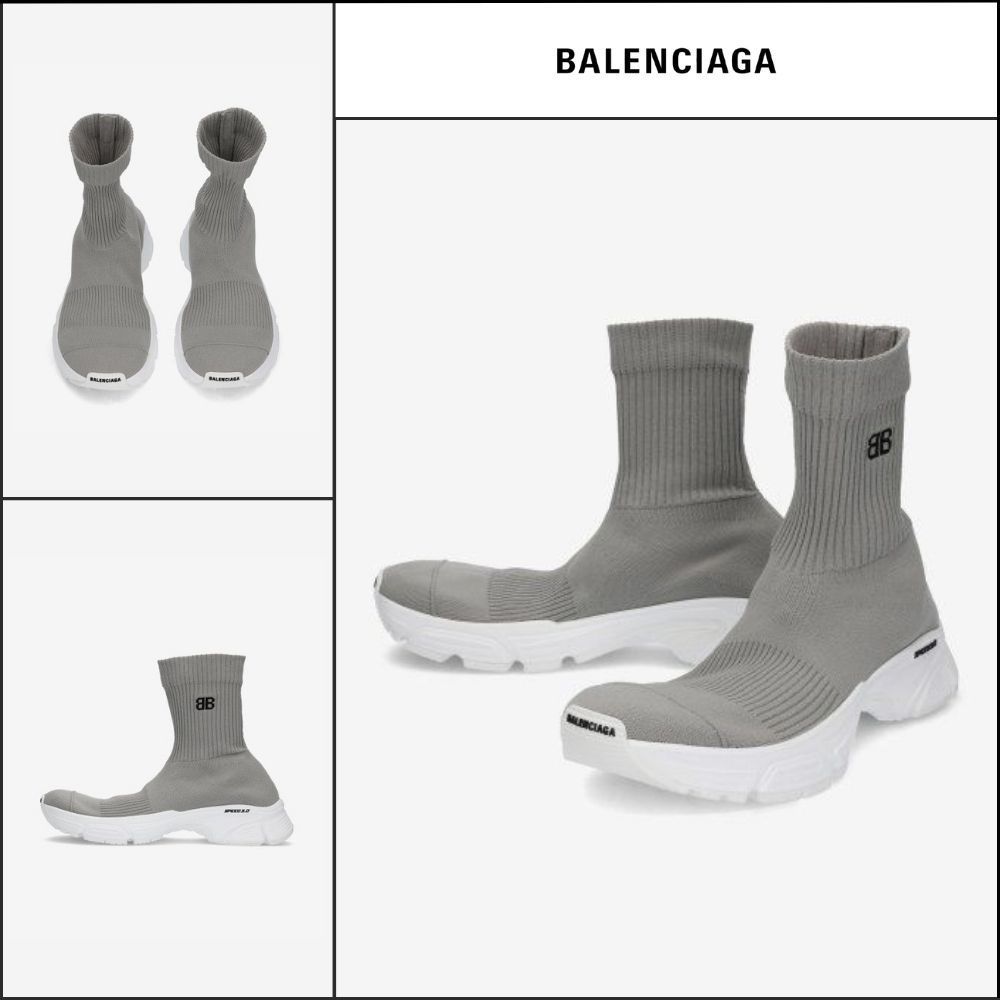 【BALENCIAGA】Speed 3.0 Sneakers Gray:White