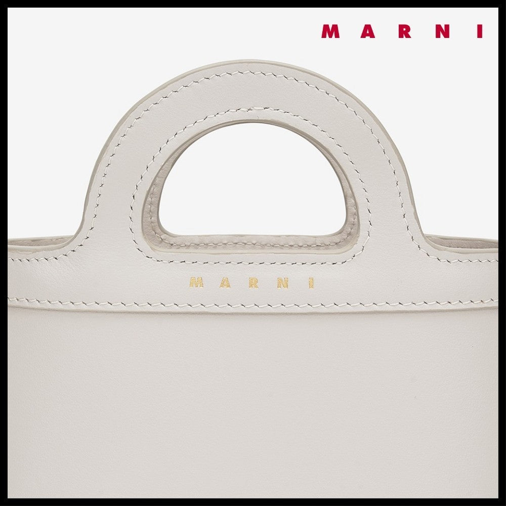 【MARNI】 マルニ バッグ NANO CHAIN BUCKET BAG ICE