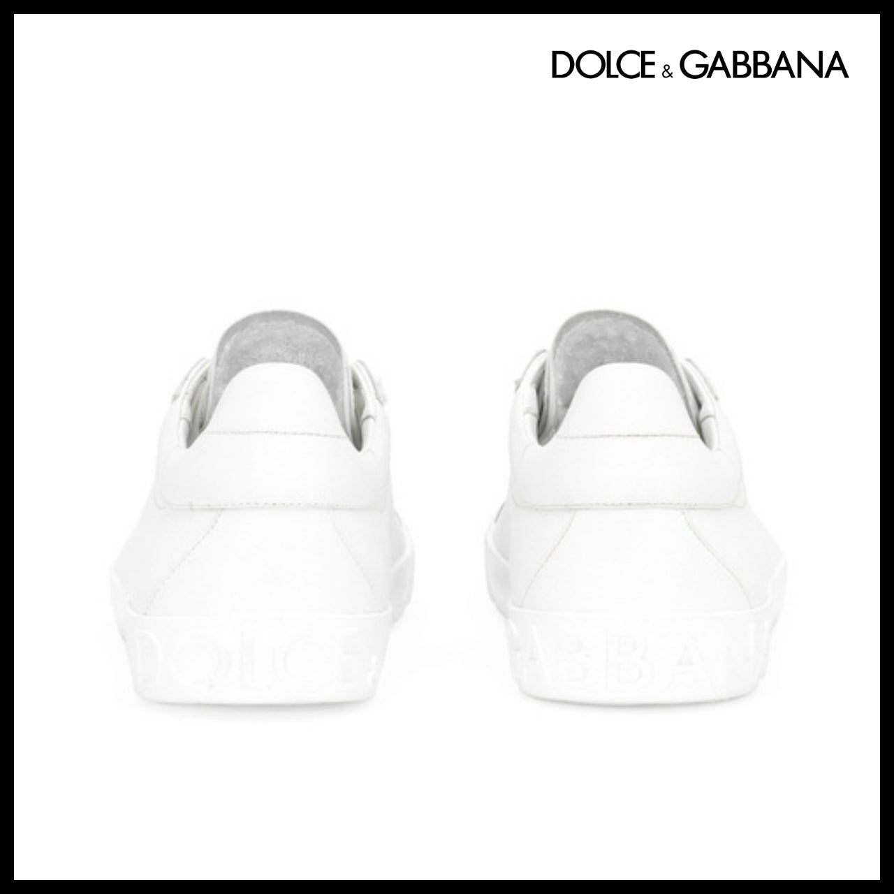 【Dolce & Gabbana】PORTOFINO VINTAGE CALFSKIN SNEAKERS