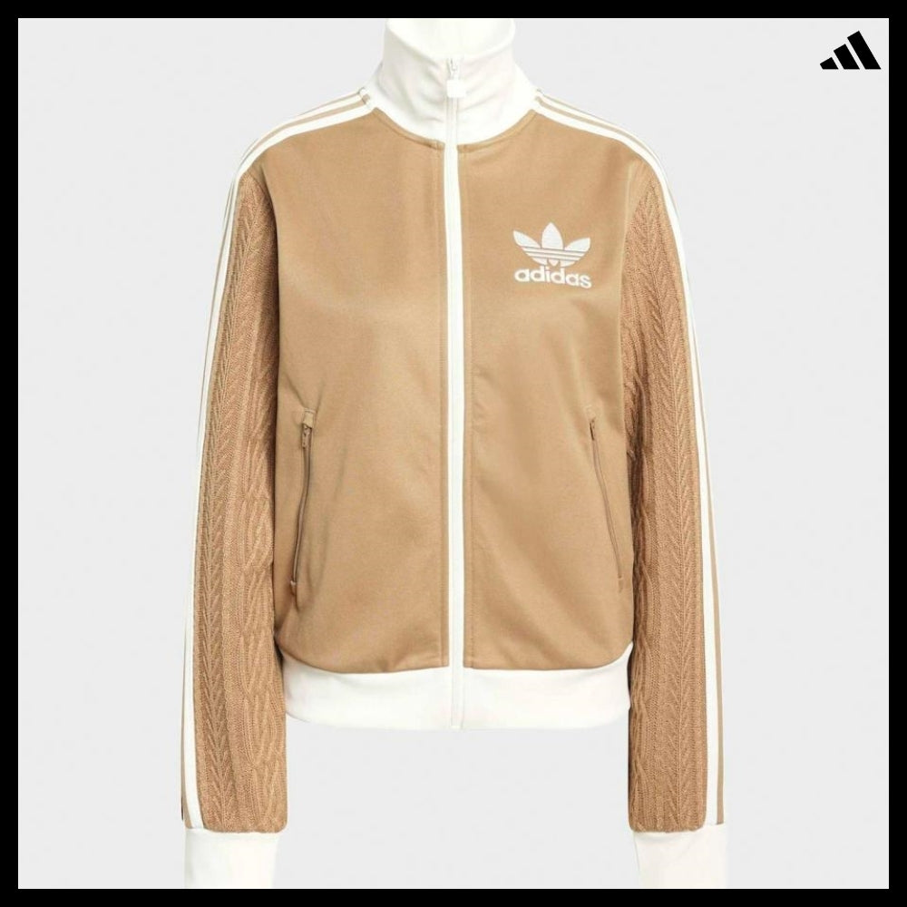 【ADIDAS】Knit Beckenbauer Brown Track Top Track Jacket