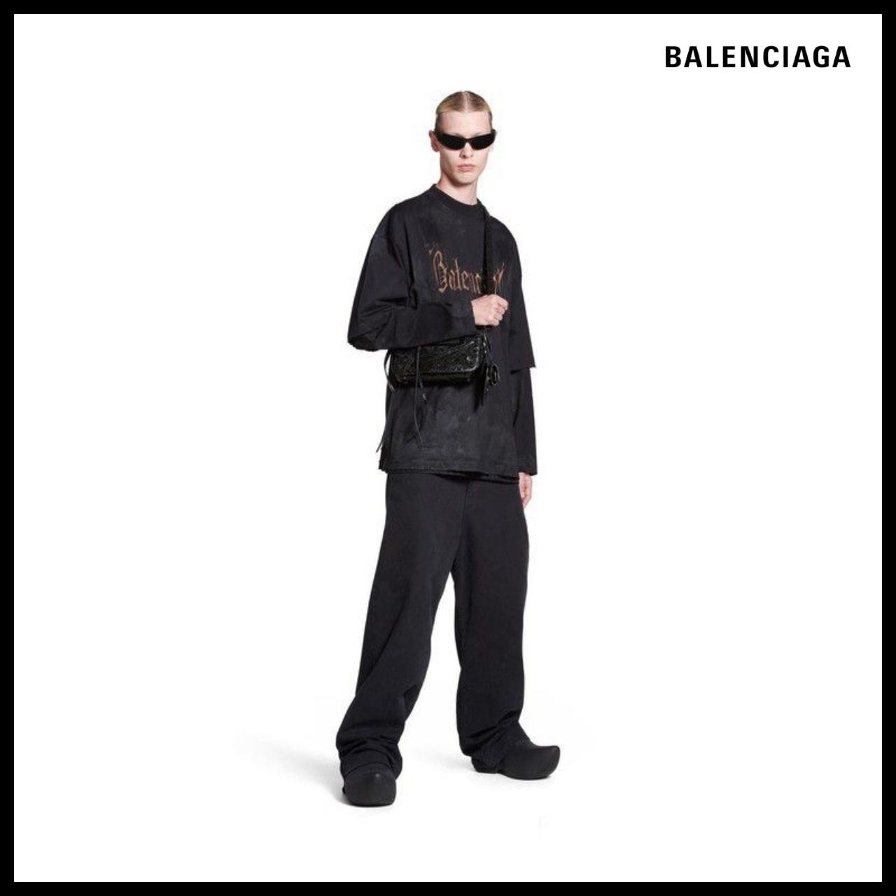 【BALENCIAGA】Le Cagole Medium Belt Bag Black