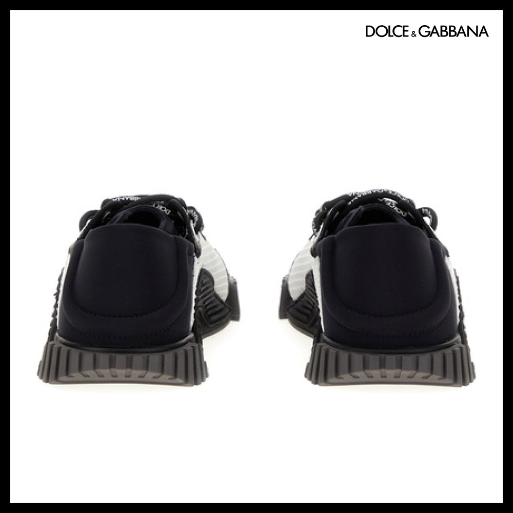 【Dolce & Gabbana】LEATHER SNEAKERS BLACK