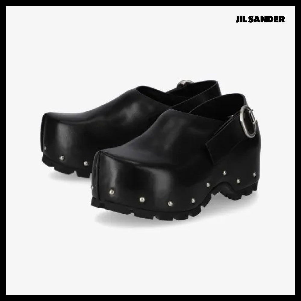 【Jil Sander】Clog Mules Black