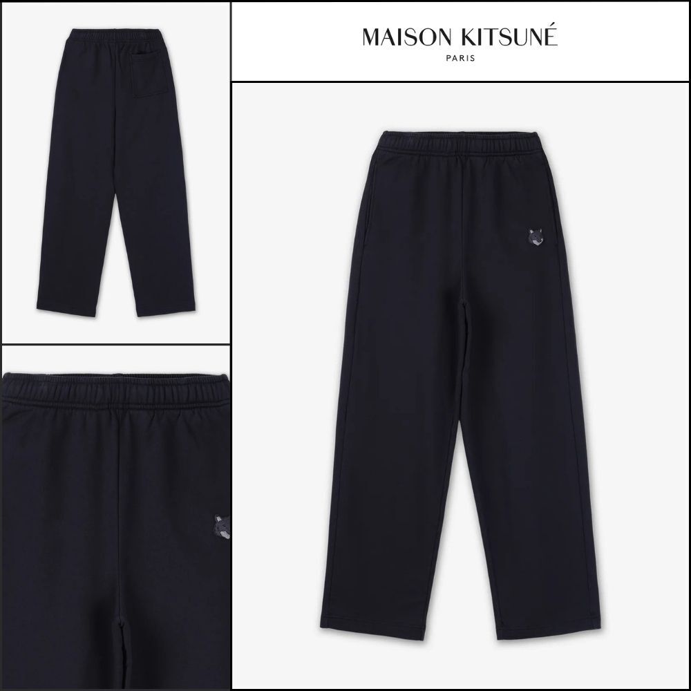 【MAISON KITSUNE】Bold Fox Head Patch Relaxed Jogger Pants