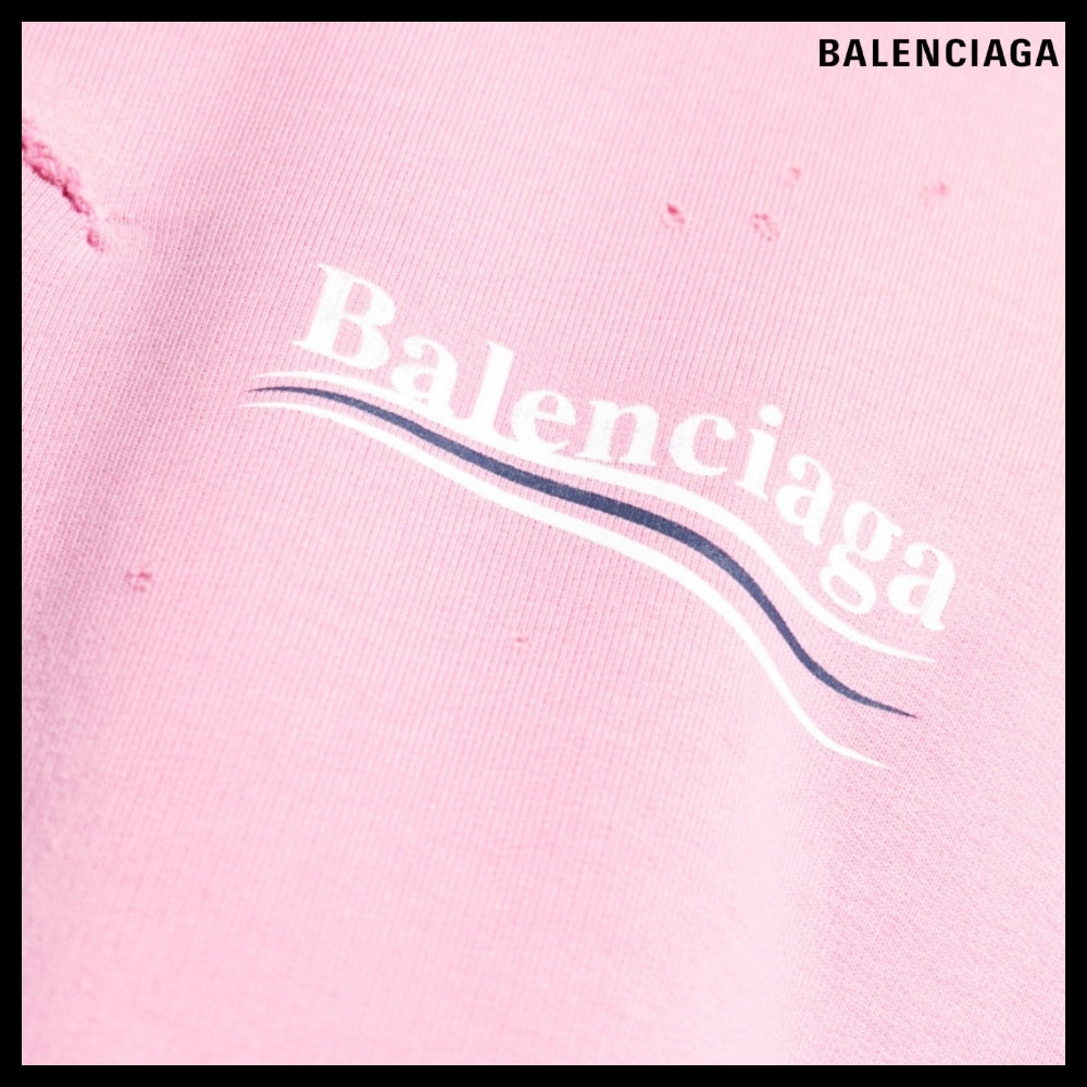 ★BALENCIAGAアウトレット セール ★Layered Hoodie FA Pink