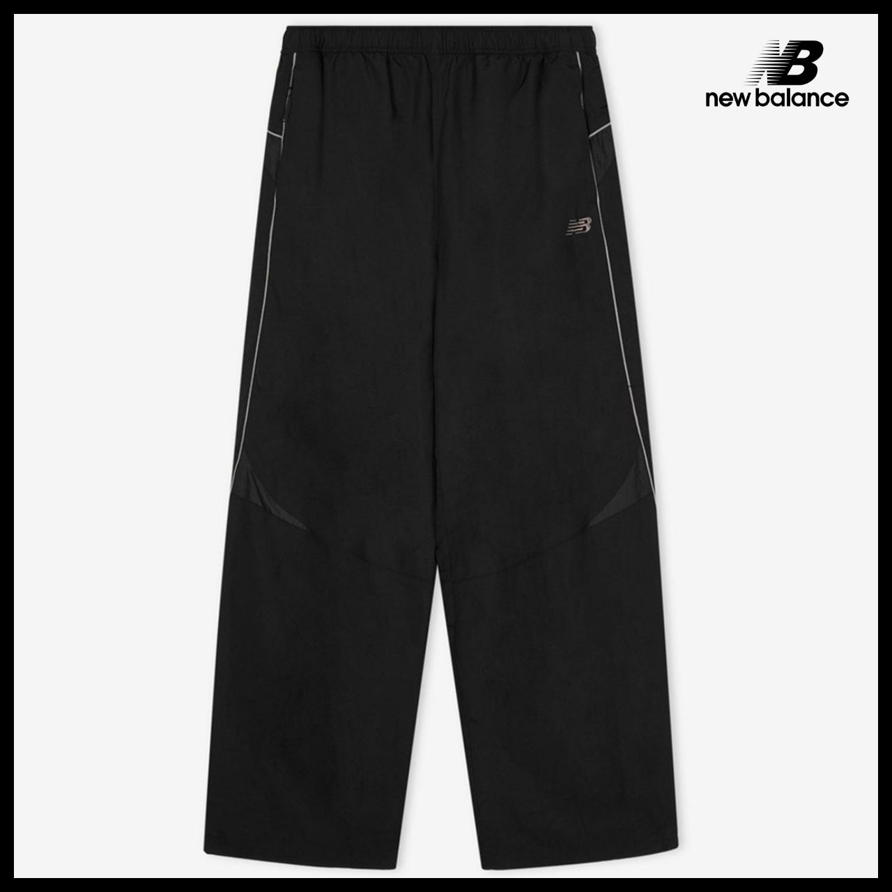 【New Balance】UNI 740 Shifted 2Way Woven Wide Pants Black