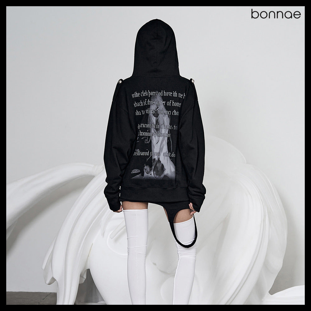 【Bonnae】Ai Zip-Up Hoodie