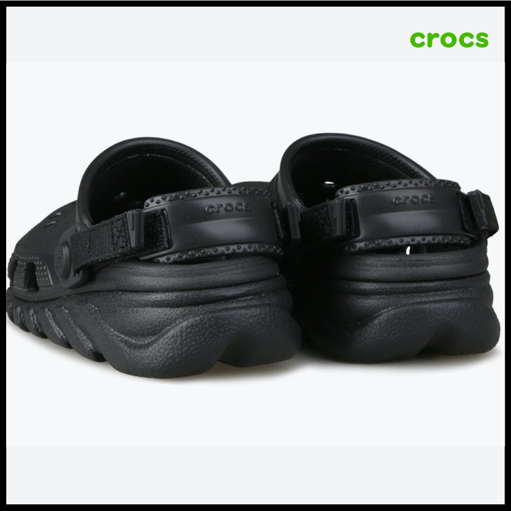 【CROCS】Black Unisex Clog Sandals