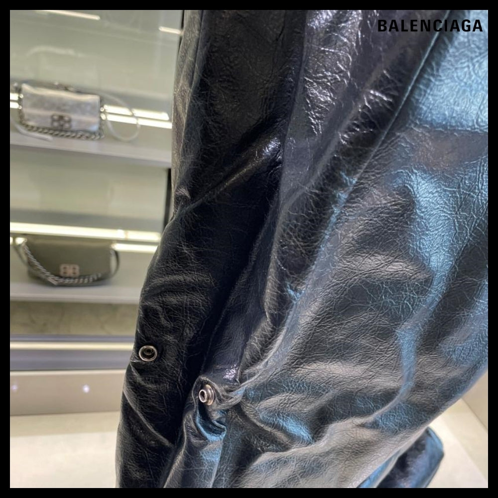 【BALENCIAGA】Monaco Large Chain Bag Black