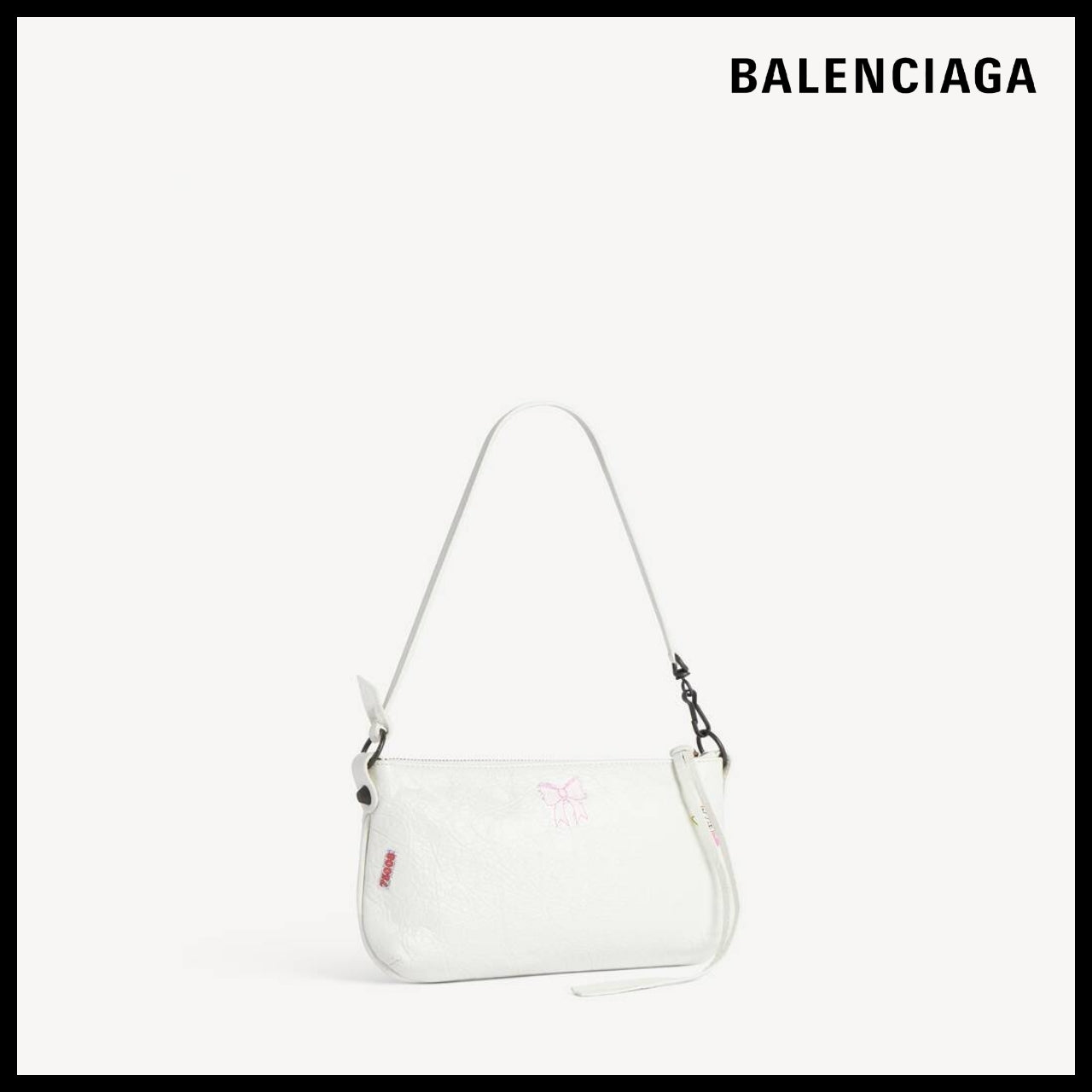 【BALENCIAGA】Le City Pouch on Strap Black