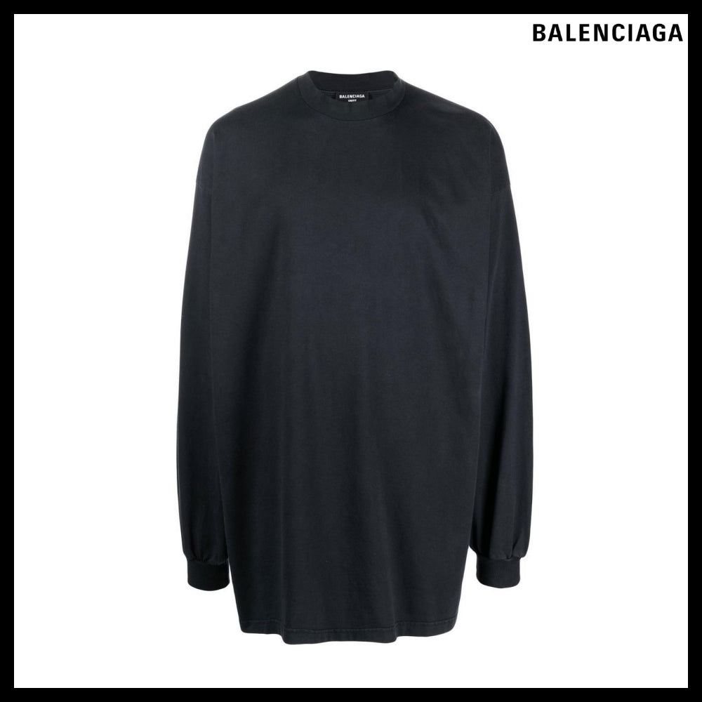 【BALENCIAGA】Tab Long Sleeve T-Shirt Oversized