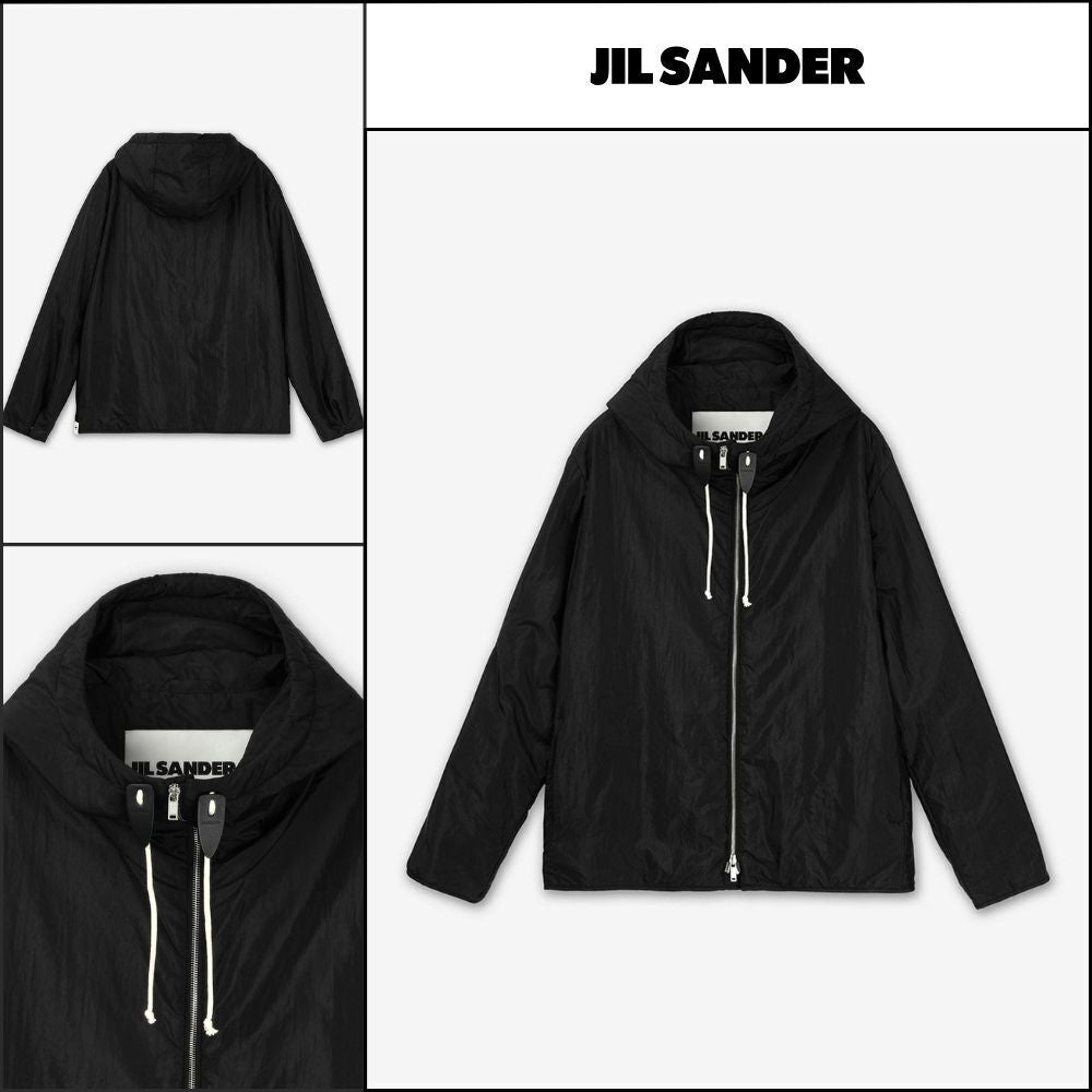 【Jil Sander】Hood Blouson Jacket Black